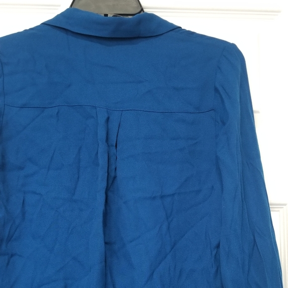 Wilfred Button Down Blue Shirt Size XS - Picture 7 of 12